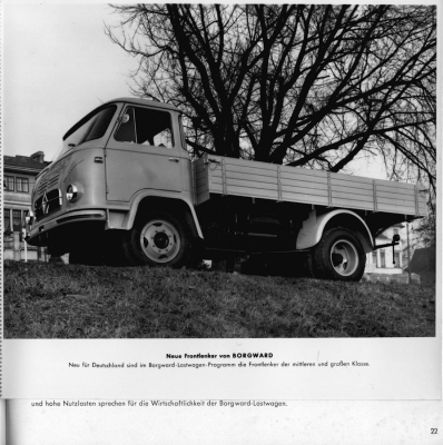 Borgward Pressemappe IAA 1959 Frankfurt am Main