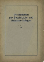 Bosch Batterien der Licht-Anlasser-Anlagen 3.1924