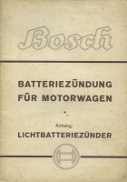 Bosch Batteriezündung für Motorwagen 5.1936