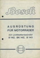Bosch Ausrüstung für Motorräder 8.1940