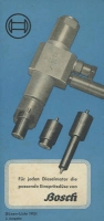 Bosch Einspritzdüsen für Dieselmotoren 1951