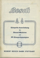 Bosch Ausrüstung für Diesel-Motoren mit Einspritzpumpe PF 11.1951