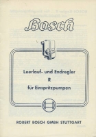 Bosch Leerlauf- und Endregler für Einspritzpumpen 11.1951