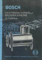 Bosch Lichtmaschinen und Reglerschalter für Kfz 11.1952