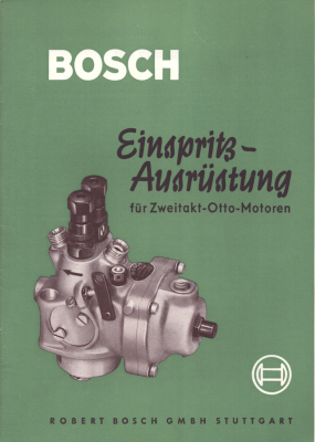 Bosch Einspritzausrüstung für Zweitaktmotoren 5.1955