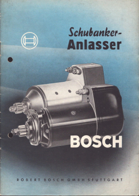 Bosch Schubanker Anlasser 3.1960