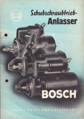 Bosch Schubschraubtrieb Anlasser 12.1960
