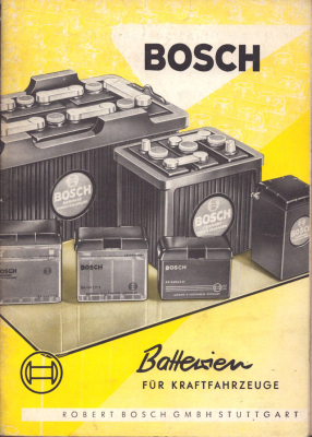 Bosch Batterien für Kfz 6.1961