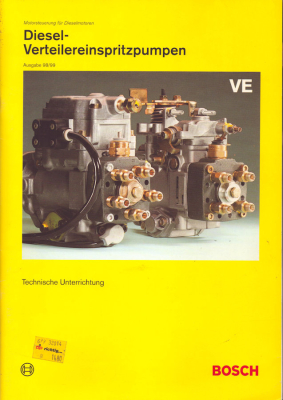 Bosch Diesel-Verteilereinspritzpumpen 8.1998