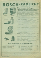 Bosch Radlicht Prospekt 5.1933