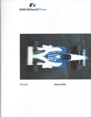 BMW Motorsport Formel 1 Presse Information Saison 2003