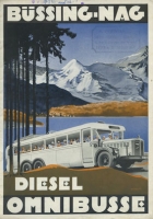 Büssing-NAG Diesel Omnibus Typ 502 N Prospekt ca. 1935