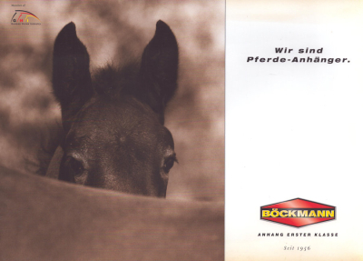 Preview: Böckmann Pferde-Transport Fahrzeuge 2 Prospekte ca. 2008