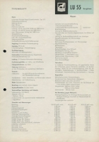Büssing LU 55 Burglöwe brochure 9.1959