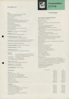 Büssing Commodore LS 11/16 Sattelschlepper brochure 9.1962