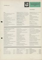 Büssing Commodore S Export Lkw Prospekt 11.1963