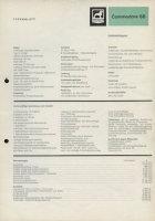 Büssing Commodore SS Sattelschlepper Prospekt 11.1963
