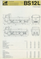 Büssing BS 12 L Pitschenwagen Prospekt 6.1969