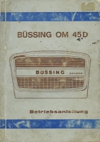 Büssing OM 45 D Bedienungsanleitung 5.1969