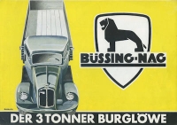Büssing-NAG Typ Burglöwe 3 to Prospekt ca. 1936