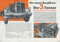 Büssing-NAG Typ Burglöwe 3 to Prospekt ca. 1936