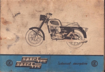 CZ Sport 125 / 175 Bedienungsanleitung 1969