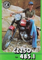 CZ 250 Typ 485.1 brochure 1970s