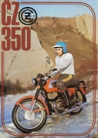 CZ 350 Prospekt 1970er Jahre-russ