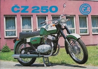 CZ 250 Prospekt 1970er Jahre e