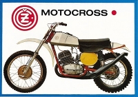 CZ 125 250 400 Motocross brochure 1970s