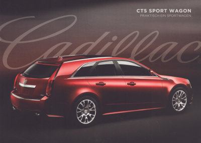 Cadillac CTS Sport Wagon Prospekt 2010