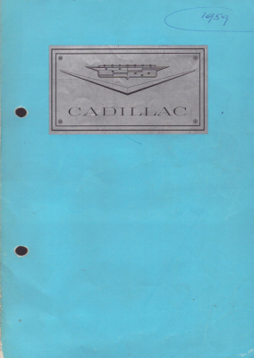 Cadillac Fleetwood Prospekt der Schweiz 1959