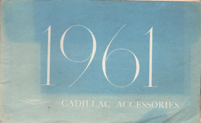 Cadillac Accessories Prospekt 1961