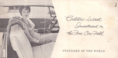 Cadillac Wisest Investment Prospekt 1961