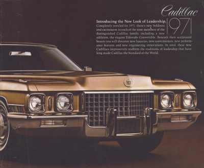 Cadillac Programm 1971