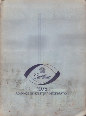 Cadillac Advance Upholstery Selections 1975