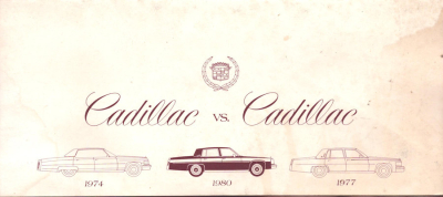 Cadillac vs. Cadillac 1974-1980