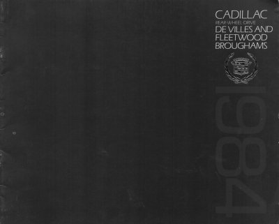 Cadillac De Villes / Fleetwood Broughams Prospekt 1984