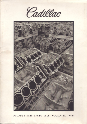Cadillac Northstar 32 Valve V 8 Motor Pressemappe 1992