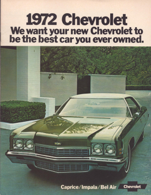 Chevrolet Caprice / Impala / Bel Air Prospekt 1972