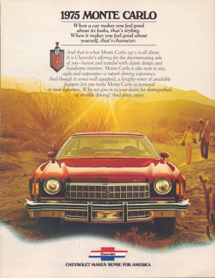 Chevrolet Monte Carlo Prospekt 1975