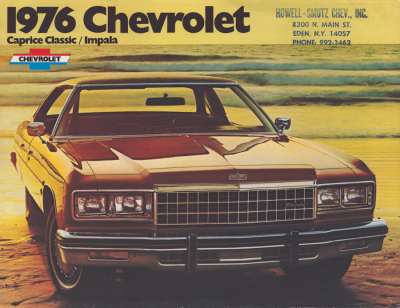 Chevrolet Caprice Classic / Impala / Bel Air Prospekt 1976