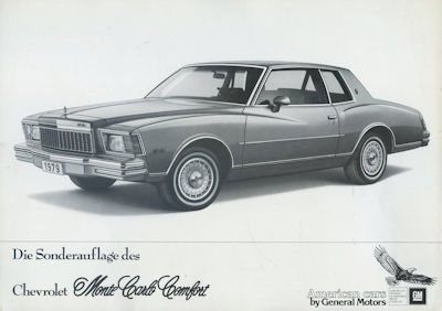 Chevrolet Monte Carlo Comfort Prospekt 1979