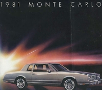 Chevrolet Monte Carlo brochure 1981