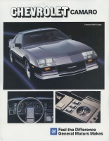 Chevrolet Camaro Z 28-E brochure 1984