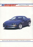 Chevrolet / Geiger Camaro Z 28 brochure ca. 1995