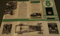 Preview: Citroen 8 CV Prospekt ca. 1933