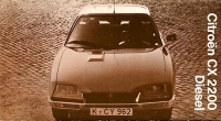 Citroen CX 2200 Diesel brochure ca. 1975