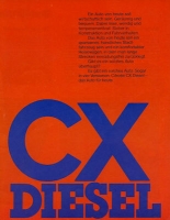 Citroen CX Diesel brochure 4.1977