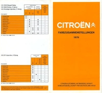 Citroen colors 1978